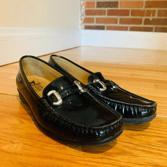 Mephisto 'Cool Air' Loafers Women's Shoes Patent Leather Slip On Moc Size 9 - Picture 5 of 14